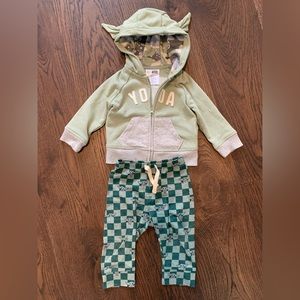 BabyGap Star Wars Yoda Hoodie and matching pants